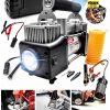 Dijital Ekran Çift Silindirli 12V 150PSI Oto Lastik Şişirme Pompası  Hava kompresörü Set - Görsel 3