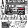 Premium 58 Parça 46Mini Lokma Takımı Otomatik Cırcırlı 1/4" 12 Parça Kombine Açık Ağız-yıldız Takım