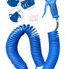 7 Metre Hava Tabancası Yeni Nesil  Spiral Hava Hortumu Kompresör Hava Tabancası Set-7 METRE