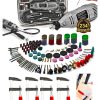 Pro 215pcs Multi 6 Kademe Devirli Çantalı Dramel Gravür Seti Hobi Set, Esnek Şaft 4 İşkence Hediye