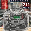 Pro 215pcs Multi 6 Kademe Devirli Çantalı Dramel Gravür Seti Hobi Set, Esnek Şaft 4 İşkence Hediye - Görsel 5