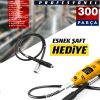 Çok Amaçlı Devir Ayarli 331PCS Hobi Gravür Delme, Parlatma,Pas Sökme Menegene Camoyma Combo Set - Görsel 3