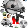 Usta Set Premium Kalite Taşlama Ahşap,Metal,Plastik Sunta Açılı Kesme Daire Testere Combo Set - Görsel 4
