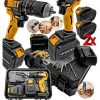 Ultimate Toks Darbeli PVC Çantalı Kömürsüz Bakır Motor, Güçlendirilmiş Vidalama Matkap Premium Set