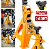 PROSeri Kaymaz 2000KG/2Ton Sehpa Tip Kriko Standı + 2000KG/2Ton Tekerlekli Arabalı KrikoGaraj Kit - Görsel 3