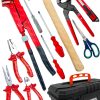 13 Pcs Full Takı El Aleti Kiti Pense Kombin,3 Metre,maşalıboruanahtarı,yıldız,düz,çekiç Tamir Kit