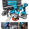 Premium Matkap Bits Bijon Sökme + 26mm Şarjlı Kırıcı Hilti Ve Sprial Taşlama Full Combo Kit
