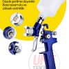Profesyonel Hassas Detay Gölge Tabancası 150 Cc / 0,8 Mm Üstten Depolu Metal Tabancalı " 0,8 Mm - Görsel 5