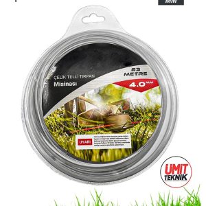 CELIK TELLI Tirpan Misinasi Motorlu Tırpan Ot Çim Biçme Universal Misine  23 METRE 4.0 MM