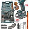 Pro Çelik Mandren Premium 36vf Kalite Kömürsüz Motor  Darbeli Şarjlı Matkap Akülü Vidalama - Görsel 4
