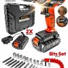 Extreme  Darbeli Metal Şanzuman 9998PROX Çift Akülü Vidalama Çanta Matkap Bit Takım