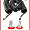 Havalı Yüksek Kalite Kompresör Spiral Hava Hortumu 8 Mm 15 Metre Hava Jakı Kompresör Recor Seti - Görsel 2
