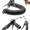 Yüksek Kalite 7 Metre Hava Üfleme Toz Alma Kompresör Hava Tabancası Spiral Hava Hortumu 8 Mm 7metre - Görsel 2