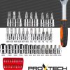 46 Parça Mini Lokma Takımı Otomatik Cırcırlı 1/4" Wrench Set Yüksek Kalite Kombinasyon Alet Seti - Görsel 2