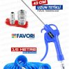 Yüksek Kalite Hava Üfleme Toz Alma 15mt Spiral Hava Hortumu 43cm Uzun Tetikli Hava Tabancası - Görsel 2