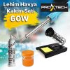 Full Takım 60w Lehim Makinesi - Kalem Havya -leyim Tel -pasta Stand -silikon Tabancası,lehim Pompası - Görsel 3