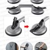 Premium Yüksek Kalite Cam Fayans Kaldırma Metal Alüminyum Ikili Cam Fayans Taşıma Vantuz - Görsel 3
