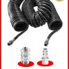 Havalı 15 Metre Kompresör Spiral Hava Hortumu 8 Mm 15 Mt Hava Jakı Hava Tabancası Recor Paket - Görsel 3