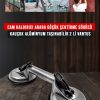 Premium Yüksek Kalite Cam Fayans Kaldırma Metal Alüminyum 3lü 2li SetCam Fayans Taşıma Vantuz - Görsel 3
