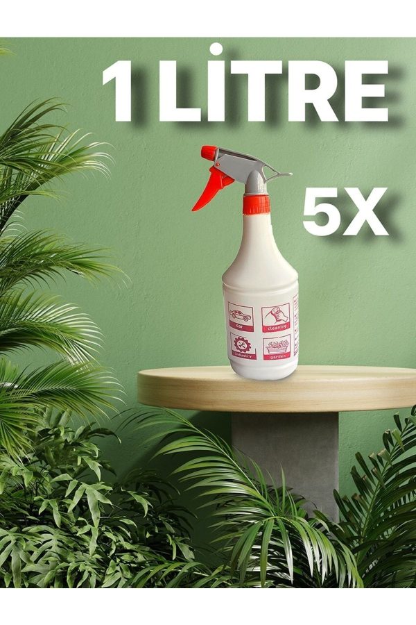 Profesyonel Çok Fonksiyonlu Taşınabilir 1 Litre 2 Litre Boş Fısfıs Sprey Şişesi 2li Set - Görsel 4
