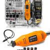 Pro 163 Parça Dramel 6 Devir Ayarlı Pvc Çantalı Hobi Gravür Seti Mini Taşlama Esnek Şaft Hediye - Görsel 4