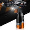 Pro 64 Parça Jsr1800 Professionel Akülü Vidalama Matkap,krom Kaplı Çelik 40 Parça Cırcırlı Lokma Set - Görsel 6