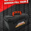 13 Pcs Full Takı El Aleti Kiti Pense Kombin,3 Metre,maşalıboruanahtarı,yıldız,düz,çekiç Tamir Kit - Görsel 7