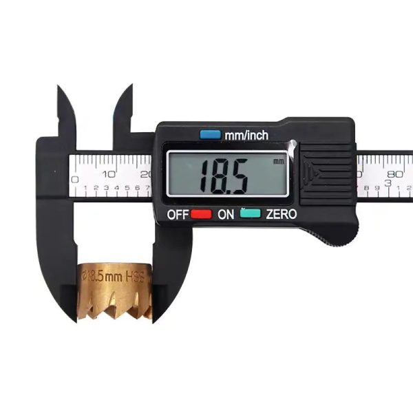 150mm Dijital Kumpas  Hassas Ölçüm Cihazı Karbon Fiber Pil Hediyeli - Görsel 3