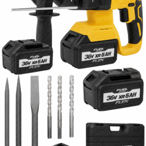 Bulldozer PRO 36V Kömürsüz Şarjlı Kırıcı Delici Matkap (Tek Akülü) – 26mm SDS-Plus Hilti