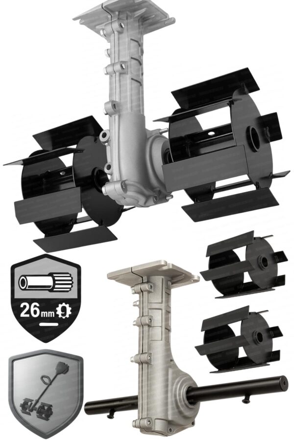 SWAZER Palet Tip Çapa Aparatı – 26 mm Şaft / 9 Diş Mil Uyumlu