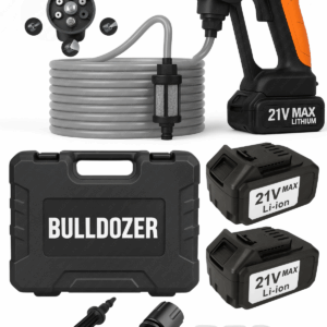 BULLDOZER 21V Akülü Basınçlı Yıkama Makinesi Çift Akülü Çantalı