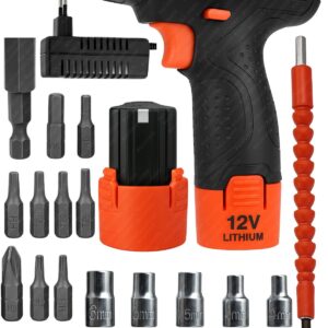 BULLDOZER 12V 1.5Ah Lityum Pil Elektrikli Matkap Seti – Güçlü, Kompakt ve Çok Yönlü!