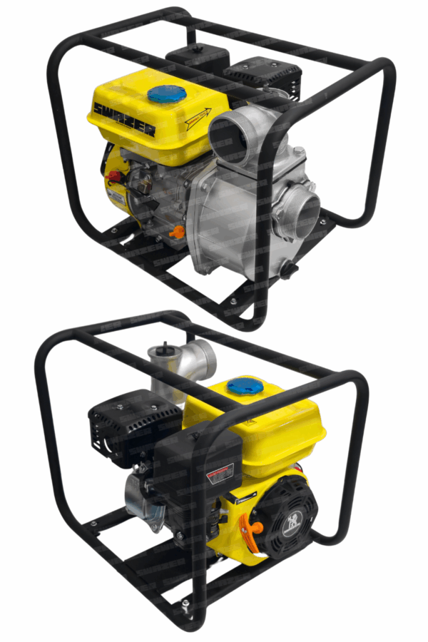 Swazer 3 Parmak Yüksek Basınçlı Benzinli Su Motoru 7Hp 3inç - Görsel 4