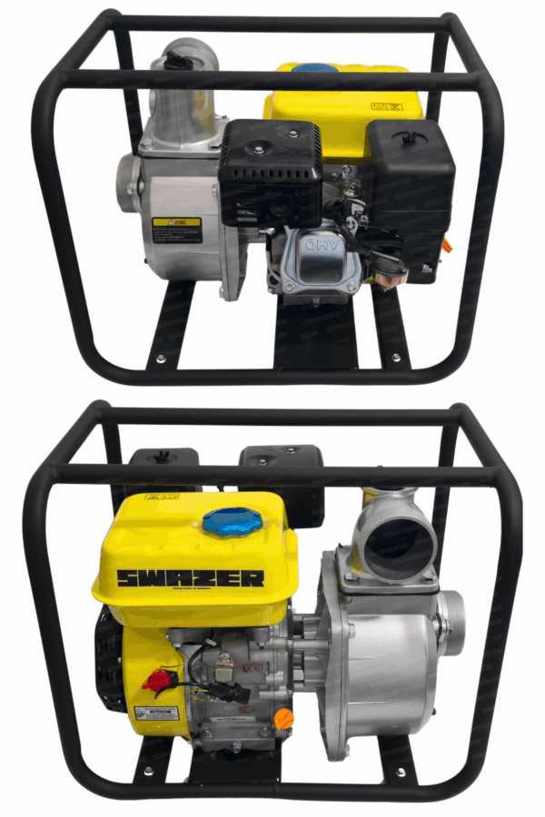 Swazer 3 Parmak Yüksek Basınçlı Benzinli Su Motoru 7Hp 3inç - Görsel 2