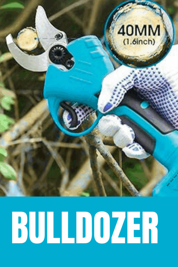 BULLDOZER 40mm Çift Akülü Dal Budama Makası Bağ Makası - Görsel 3