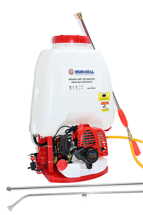 Mur-Cell MUR-FST800 25lt Kapasiteli Sırttan Benzinli İlaçlama Pompası Mur-Cell  Pülverizatör