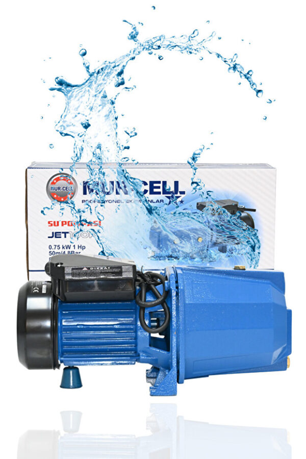 Mur-Cell Jet100p Su Pompası 0.75kw 1hp Santifürüj Pompa