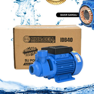 Mur-Cell Idb40 Su Pompası Bakır Sargılı Santifirüj Pompa Kendinden Emişli Motor 0.5hp