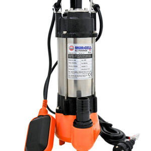 Mur-Cell V250f Bıçaksız Drenaj Pompası Bakır Sargılı Termik Korumalı Sargı 0.25kw 0.33hp