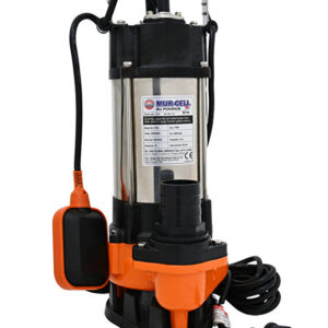 Mur-Cell V750f Bıçaksız Bakır Sargılı Drenaj Pompası Termik Korumalı 0.75kw 1hp