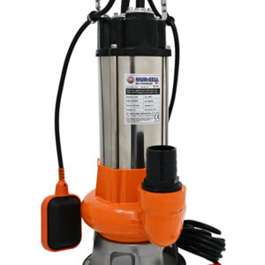 Mur-Cell V1100f Bıçaksız Bakır Sargılı Drenaj Pompası Termik Korumalı 1.1kw 1.5hp