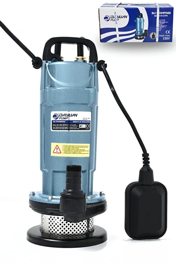 Mur-Cell Dayuan Qdx1,5-33-1,5 Fb Su Pompası Dalgıç Pompa 2 Hp 36 Metre Yukarı Basma
