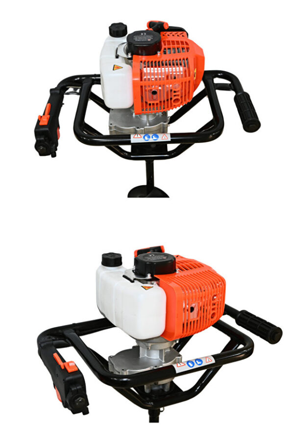 Mur-Cell Cq205 Benzinli Toprak Burgu Fidan Ekme Makinası 150mmx100cm Burgu Uc 52cc 2.5hp - Görsel 4