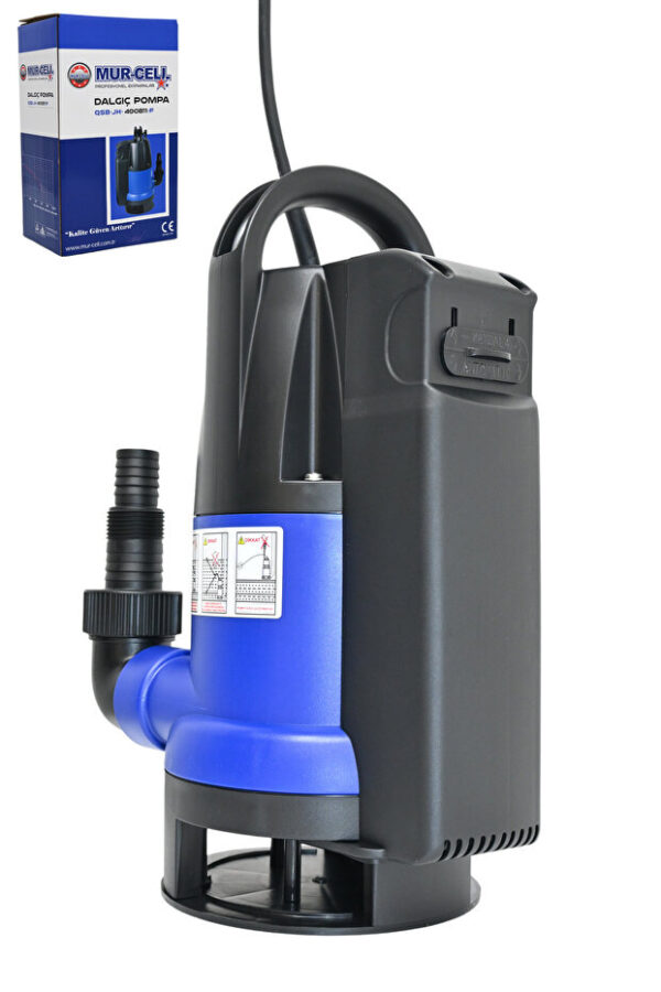 Mur-Cell Qsb-jh400b11-f Dalgıç Pompa Gizli Şamandıralı Kirli Su Pompası 400 Watt