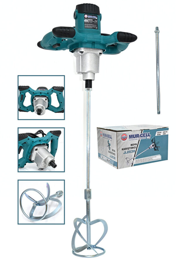 Mur-Cell Jl2638 Boya Karıştırıcı Alçı Karıştırıcı 1800 Watt
