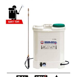 Mur-Cell HX-16C 16 Litre Akülü İlaçlama Pompası Sırt Tipi Şarjlı İlaçlama Püskürtme