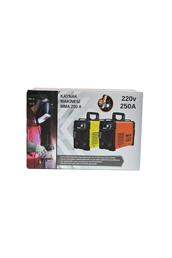 Mur-Cell Tiger King 250 Amper Dijital Göstergeli İnvertör Kaynak Makinesi Sarı - Görsel 3