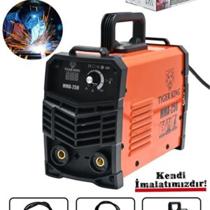 Mur-Cell Tiger King 250 Amper Dijital Göstergeli İnvertör Kaynak Makinesi Turuncu