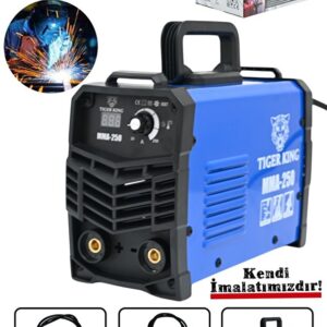 Mur-Cell Tiger King 250 Amper Dijital Göstergeli İnvertör Kaynak Makinesi Mavi