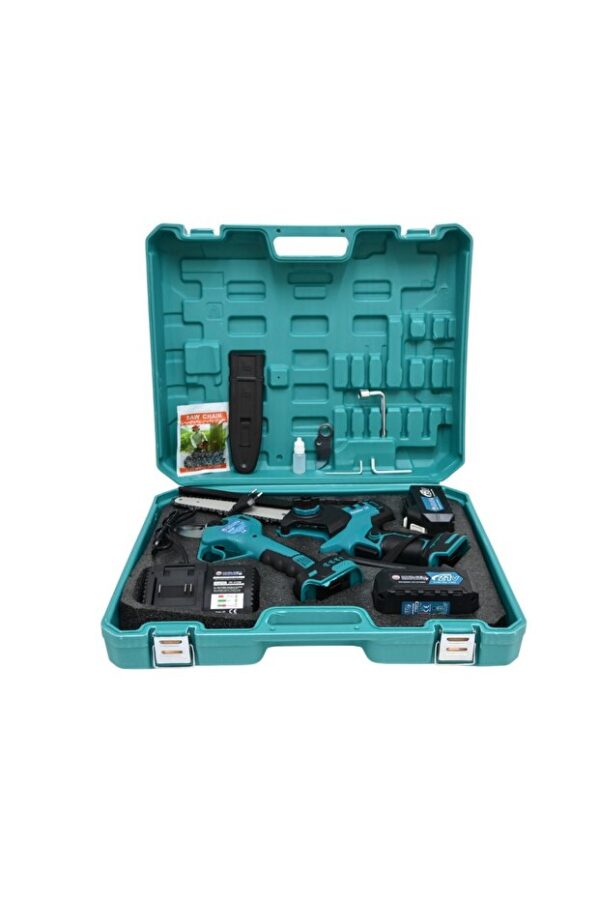 Mur-Cell Dijital Göstergeli 2Li Set A PLUS 21v 3Ah 50mm Budama Makası Kömürsüz Budama Testeresi - Görsel 3